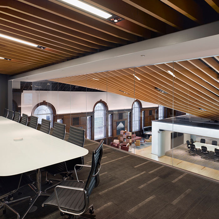 香港商業辦公室U形鋁方通工程案例