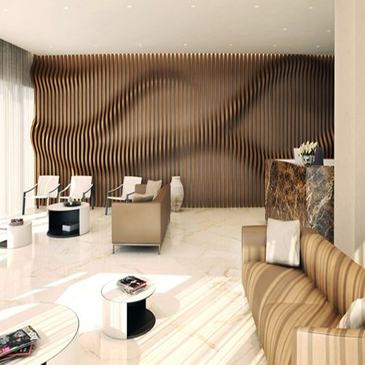 室內(nèi)異形幕墻弧形鋁方通工程案例